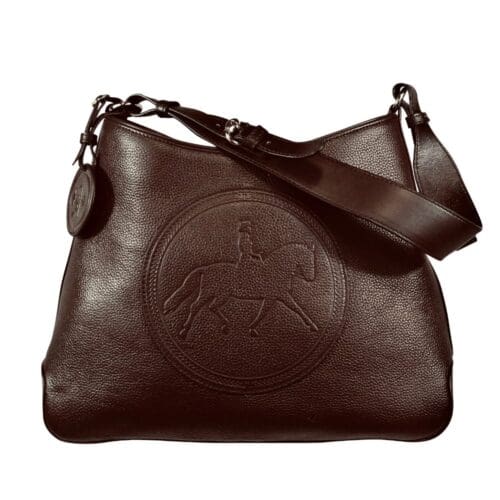 Tweed Manor Tote bag met een afbeelding van een dressuurruiter