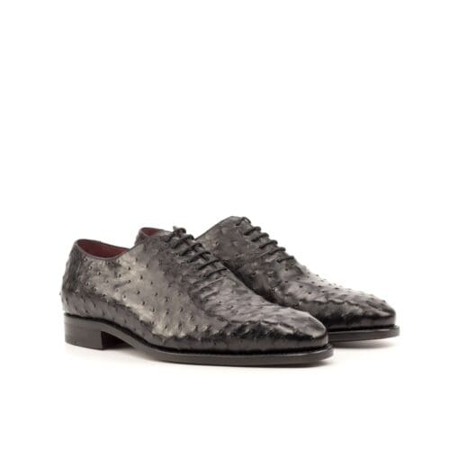 Somerville whole cut struisvogellederen schoenen