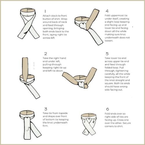How to tie a riding stock instructie